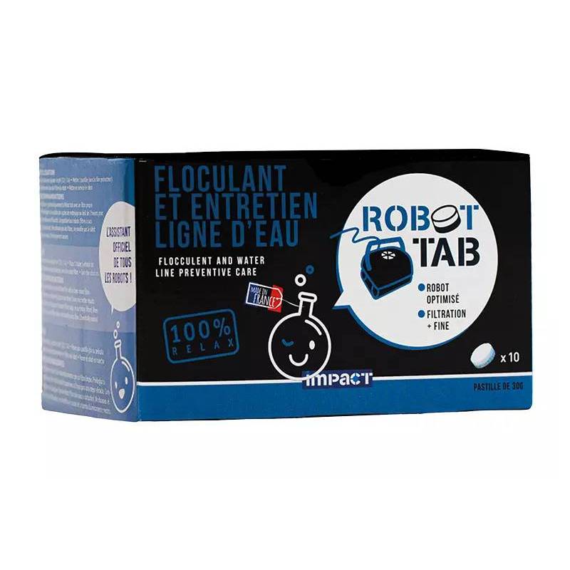 Clarifiant et préventif ligne d'eau - Robot Tab  x16 pastilles
