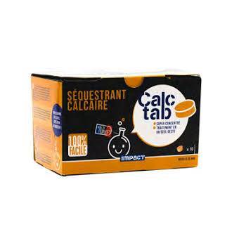 Séquestrant calcaire piscine - pastilles x10 CALC TAB