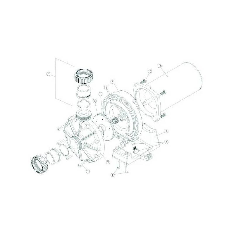 Surpresseur Booster Pump 1CV mono Hayward