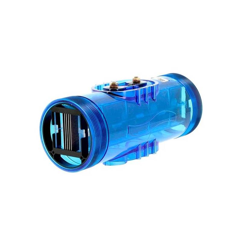 Cellule mixte 3" bleue translucide HYDRASALT PRO 50 | Électrolyse piscine