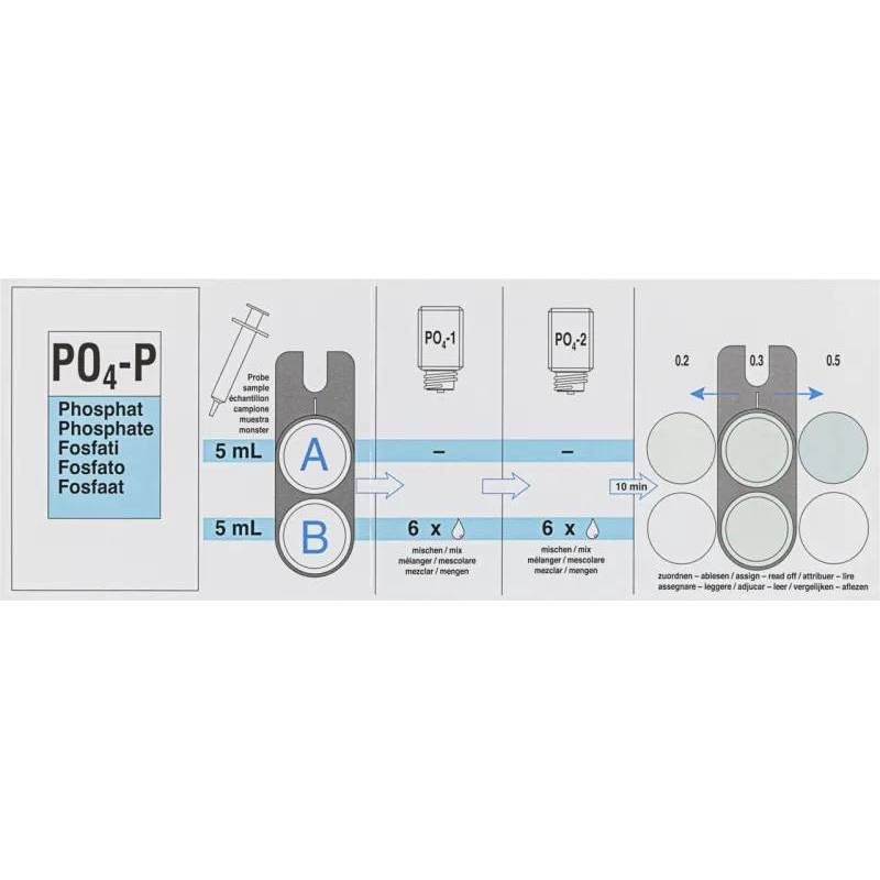 Kit de test colorimétrique Phosphate