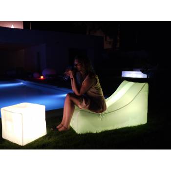 Pouf gonflable lumineux 2