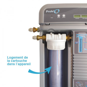 Cartouche de filtration pour centrale de traitement d'eau PROTEO