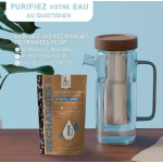 Recharge pour carafe filtrante au charbon actif